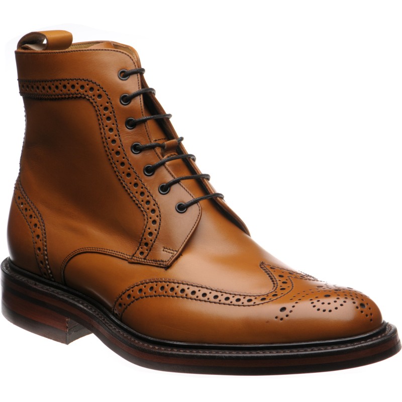 Calder rubber-soled brogue boots