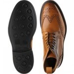 Calder rubber-soled brogue boots