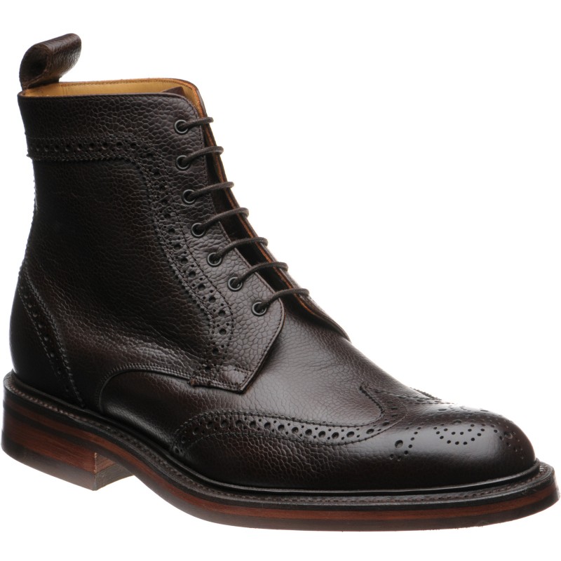 Calder rubber-soled brogue boots