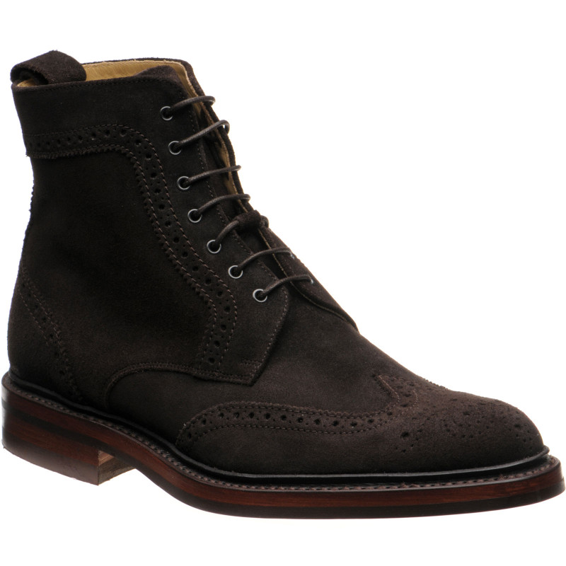 Calder rubber-soled brogue boots