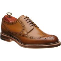 barker bailey ii in cedar hand painted calf