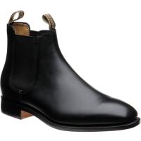 barker mansfield in black calf