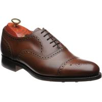 barker mirfield rubber in dark walnut calf