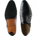 Edison hybrid-soled double monk shoes