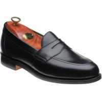 barker portsmouth in black calf