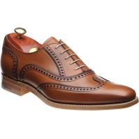 barker spencer in rosewood calf and navy calf