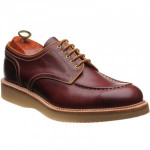 Barker Michigan rubber-soled Derby shoes in Burgundy Waxy Calf