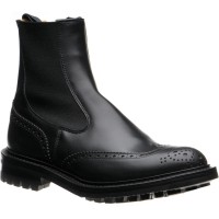 trickers henry in black calf