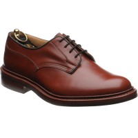 trickers woodstock rubber in marron calf