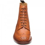 Stow  rubber-soled brogue boots