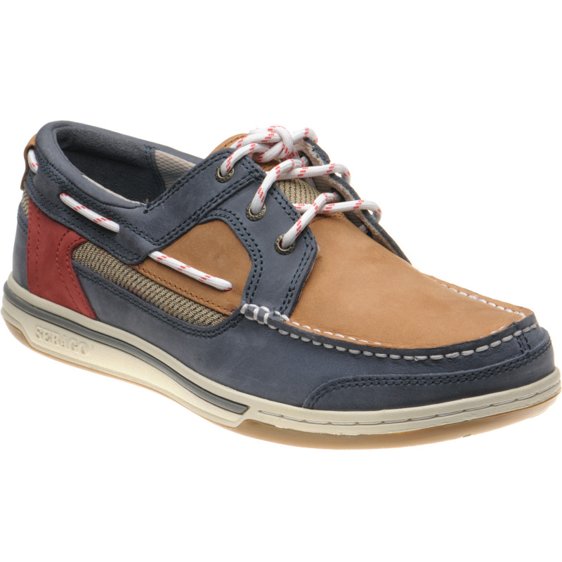 Triton Three Eye rubber-soled deck shoes