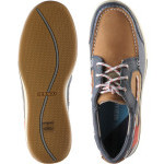 Triton Three Eye rubber-soled deck shoes