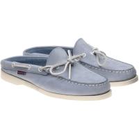 sebago clog in blue nubuck