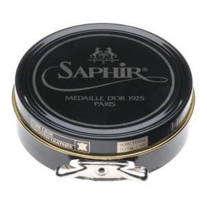 saphir pate de luxe high gloss polish 50ml in dark brown