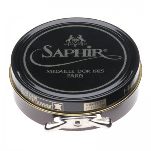 saphir pate de luxe high gloss polish 50ml in medium brown