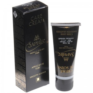 saphir creme de soins cream applicator tube in black