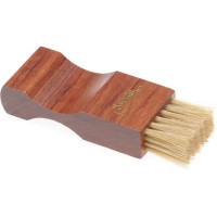 saphir saphir pommadier brush for jars 9cm in dark wood pale bristle