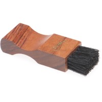 saphir saphir pommadier brush for jars 9cm in dark wood dark bristle
