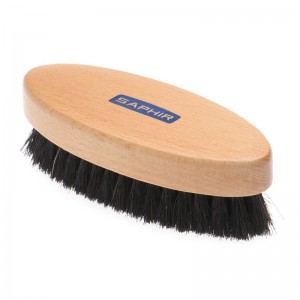 saphir saphir oval brush in dark bristle
