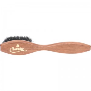 saphir large applicator brush in dark bristle