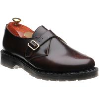 wildsmith model monk in burgundy rub off