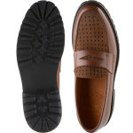 Model 55D two-tone rubber-soled loafers