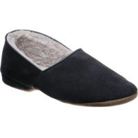 herring earl in navy suede