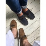 Herring Fowey rubber-soled deck shoes