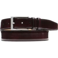 herring kensington belt in burgundy polished