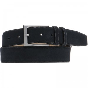 herring caserta belt in navy suede