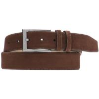 herring caserta belt in chocolate suede