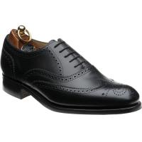 herring carnaby rubber in black calf