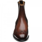 Clark rubber-soled brogue Chelsea boots