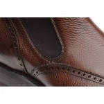 Clark rubber-soled brogue Chelsea boots