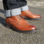 Buxton  rubber-soled brogue boots