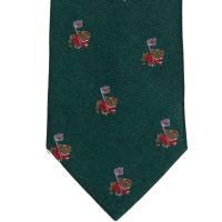 herring british bulldog tie in green