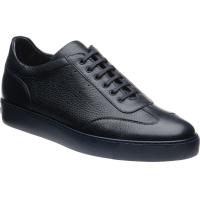 herring brendon in navy grain calf