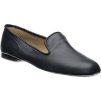 herring noble in navy deerskin