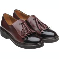 herring miranda in burgundy calf and polished