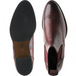 Giovanna ladies rubber-soled brogue boots