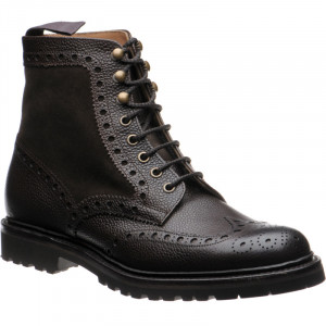 Crosthwaite two-tone rubber-soled brogue boots