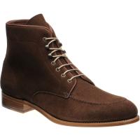herring pocklington in brown suede