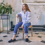 Louisa ladies rubber-soled driving moccasins