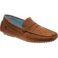 herring murlo ii in cognac suede