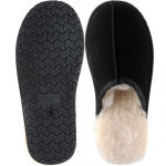 Glen rubber-soled slippers