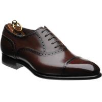 herring sloane in dark brown calf