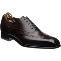 herring munster in dark brown calf