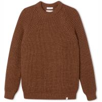 herring waffle jumper by peregrine in cinnamon