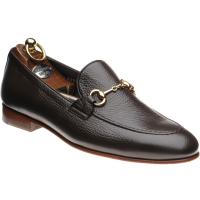 herring snaffle in brown deerskin