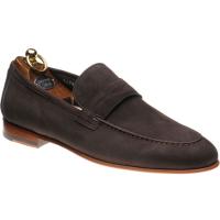herring trovatore in brown suede